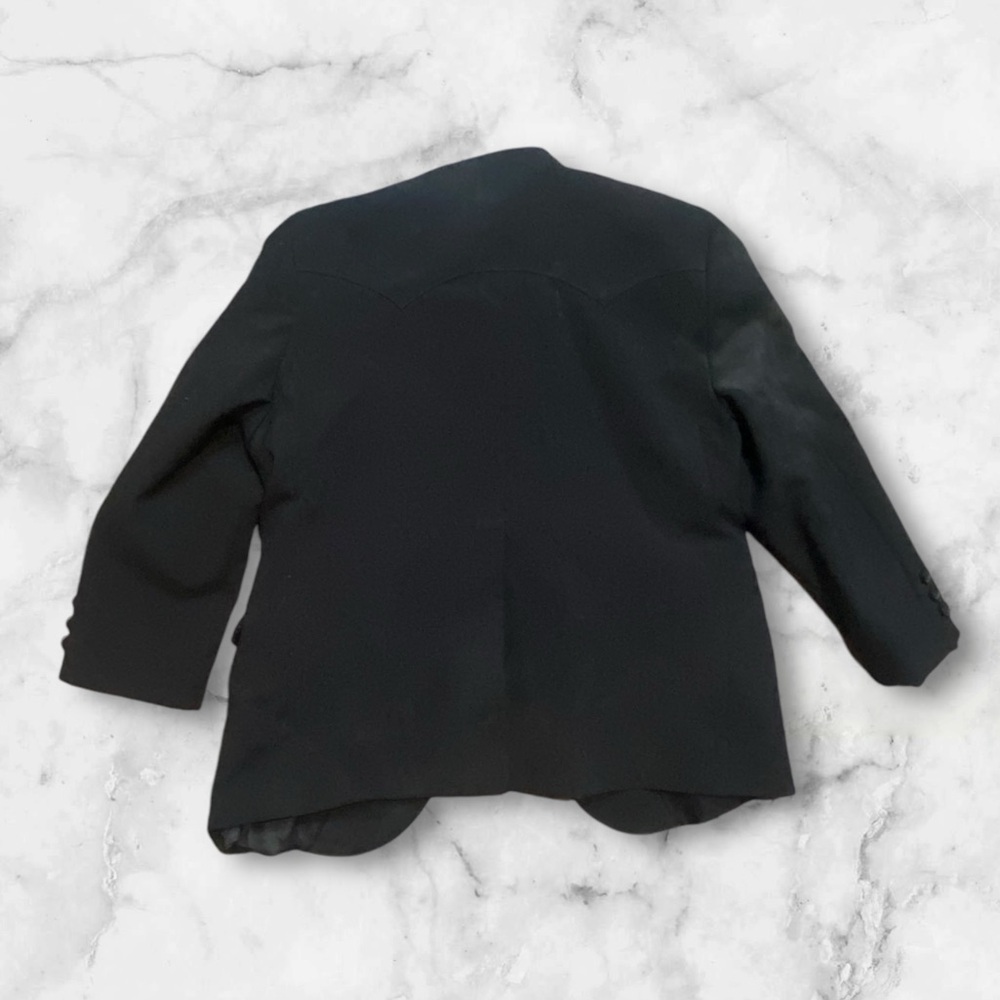 Old West Kids Black and Cream Blazer - Picture 2 of 8